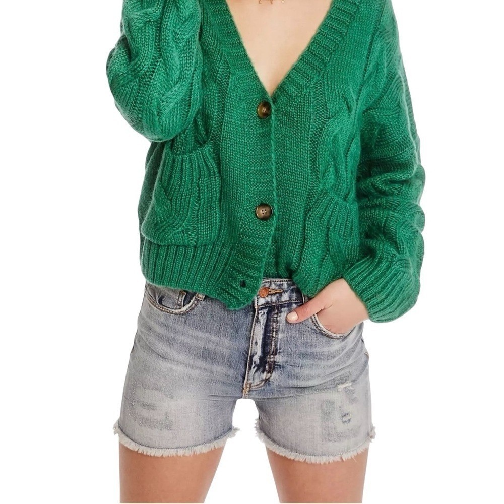 Pilcro Anthropologie Ultra High-Rise Slim Denim Shorts Boyfriend Distressed 31